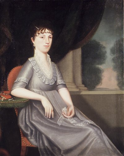 Mevrouw Ebenezer Porter (Lucy Patty Pierce Merwin) c.1804 door Ralph Eleaser Whiteside Earl